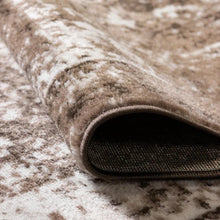 Load image into Gallery viewer, 7&#39;10&quot; x 11&#39; Brandt Oriental Indoor Rug, Light Brown, Chocolate, Ivory