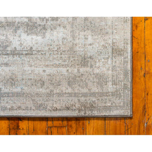 7'10" x 11' Brandt Oriental Indoor Rug, Light Brown, Chocolate, Ivory