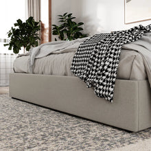 Load image into Gallery viewer, Braya Hydraulic Lift Up Storage Upholstered Platform Bed, KING/BEIGE