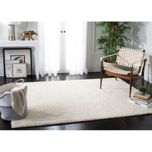 Load image into Gallery viewer, 8&#39; X 10&#39; Brittney Shag Performance Solid Colour Rug, cream