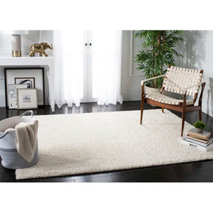 8' X 10' Brittney Shag Performance Solid Colour Rug, cream