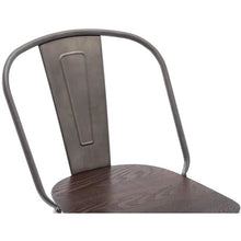 Load image into Gallery viewer, 24" Burney Counter Stool with Metal Frame (Set of 4)