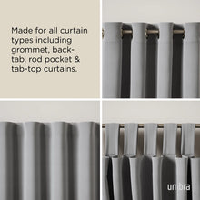 Load image into Gallery viewer, 66-120” CAPPA Single Steel Curtian Rod