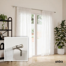 Load image into Gallery viewer, 66-120” CAPPA Single Steel Curtian Rod
