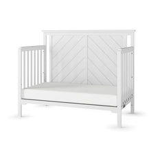 Load image into Gallery viewer, Child Craft Hampton Flat Top 4-in-1 Convertible Crib, White