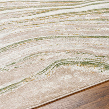 Load image into Gallery viewer, 8&#39;10&quot; x 12&quot; Chloe-Anne Modern Abstract Marble Design Green Area Rug