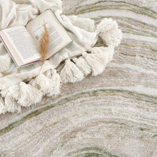 Load image into Gallery viewer, 8&#39;10&quot; x 12&quot; Chloe-Anne Modern Abstract Marble Design Green Area Rug