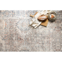 Load image into Gallery viewer, 7'6" X 9'6" Chris Loves Julia x Loloi Jules Oriental Natural/Ocean Area Rug