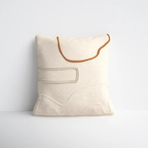 Cindy Embroidered Wool Pillow Cover