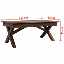 Load image into Gallery viewer, Coffee Table Solid Reclaimed Wood 43.3&quot; x 23.6&quot; x 17.7&quot;