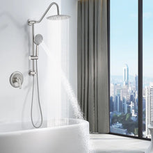 Load image into Gallery viewer, Complete Rainfall Shower System With Rough In-valve And Slide Bar HSKAE137BN-AA205BN