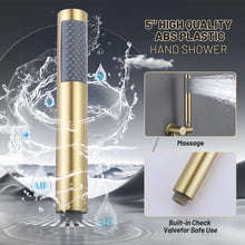 Load image into Gallery viewer, Tub Shower Faucet Set Complete Rain Shower System with Tub Spout