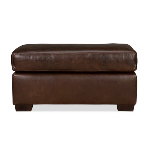 Cranbrook Leather Ottoman