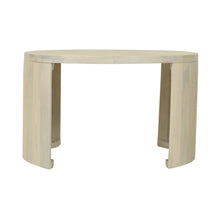 Load image into Gallery viewer, Cyrus Solid Wood Drum 2 Nesting Tables Set with Storage