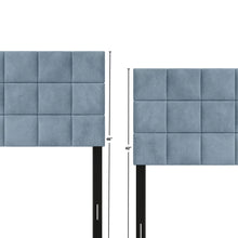 Load image into Gallery viewer, King Size Danijela Upholstered Headboard, Blue