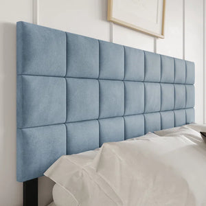 King Size Danijela Upholstered Headboard, Blue