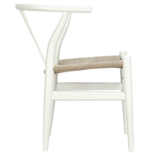 Load image into Gallery viewer, Moe’s Solid Wood Wishbone Side Chairs (Set of 2) - White
