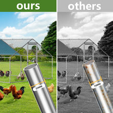 Load image into Gallery viewer, Dayson Metal Chicken Run Coop, Walk-in Poultry Cage with Waterproof &amp; Anti-UV Cover Lockable Door Design