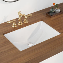 Load image into Gallery viewer, DeerValley Ally 21&quot; X 15&#39;&#39; Rectangular Vitreous China Undermount Bathroom Sink with Overflow