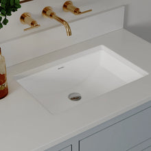 Load image into Gallery viewer, DeerValley Ally 21&quot; X 15&#39;&#39; Rectangular Vitreous China Undermount Bathroom Sink with Overflow