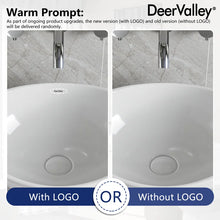 Load image into Gallery viewer, DeerValley Horizon 16&quot; x 13&#39;&#39; Oval Vitreous China Vessel Bathroom Sink