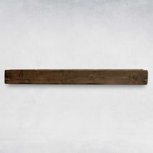 Load image into Gallery viewer, Loon Peak Distressed Fireplace Mantel, Rustic 60&quot;/Dark Brown