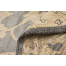 Load image into Gallery viewer, 9'1" x 11'6" Hand-knotted Royal Ushak Grey Wool Rug