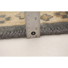 Load image into Gallery viewer, 9'1" x 11'6" Hand-knotted Royal Ushak Grey Wool Rug