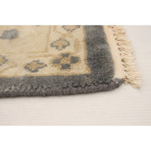 Load image into Gallery viewer, 9'1" x 11'6" Hand-knotted Royal Ushak Grey Wool Rug