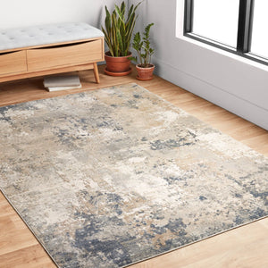 7'11" x 10'6" Eleanore Abstract Indoor Rug
