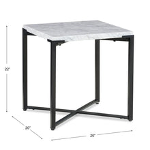 Load image into Gallery viewer, Ellett Marble Top End Table