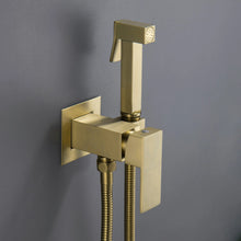 Load image into Gallery viewer, Elongated Wall Mount Bidet with Faucet, Brushed Gold