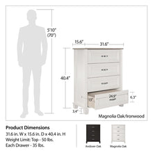 Load image into Gallery viewer, Emilyann 4 - Drawer Dresser