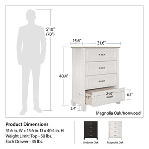 Emilyann 4 - Drawer Dresser