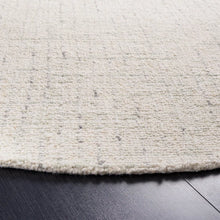 Load image into Gallery viewer, 8' ROUND Esteban Handmade Tufted Wool Indoor Area Rug in Light Grey