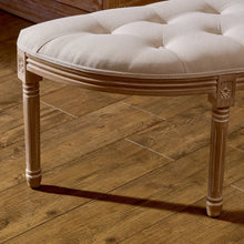 Load image into Gallery viewer, Estephen Linen Upholstered Bench