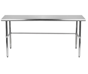 Express KitchQuip Stainless Steel 36'' H Open Base Work Table