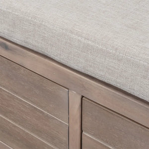 Fabric Upholstered Storage Bench