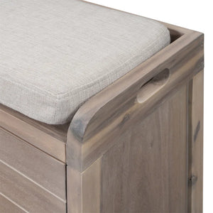 Fabric Upholstered Storage Bench