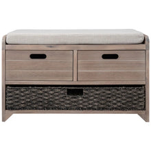 Load image into Gallery viewer, Fabric Upholstered Storage Bench