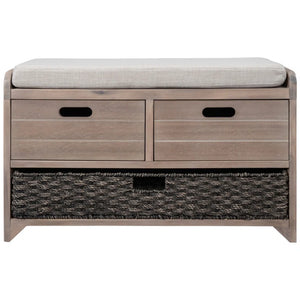 Fabric Upholstered Storage Bench