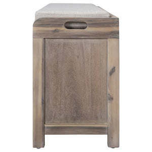 Fabric Upholstered Storage Bench