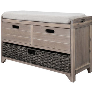 Fabric Upholstered Storage Bench
