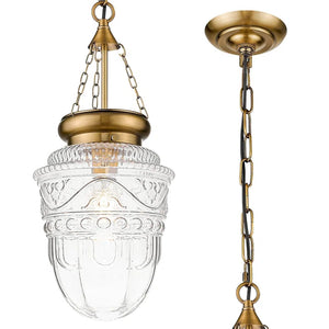House of Hampton® Feffrey 1 - Light Urn Pendant, Brass