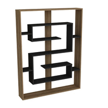 Load image into Gallery viewer, Fembra Geometric Bookcase, Oud Oak/Black