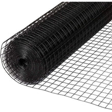 Load image into Gallery viewer, Fencer Wire 16 Gauge Black Vinyl Coated Welded Wire with Mesh