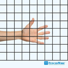 Load image into Gallery viewer, Fencer Wire 16 Gauge Black Vinyl Coated Welded Wire with Mesh