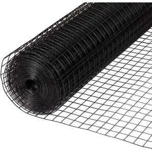 Fencer Wire 16 Gauge Black Vinyl Coated Welded Wire with Mesh