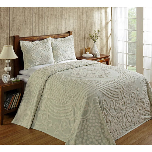 Florence Standard 100% Cotton Floral Pattern Coverlet/Bedspread King
