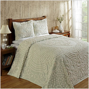 Florence Standard 100% Cotton Floral Pattern Coverlet/Bedspread King